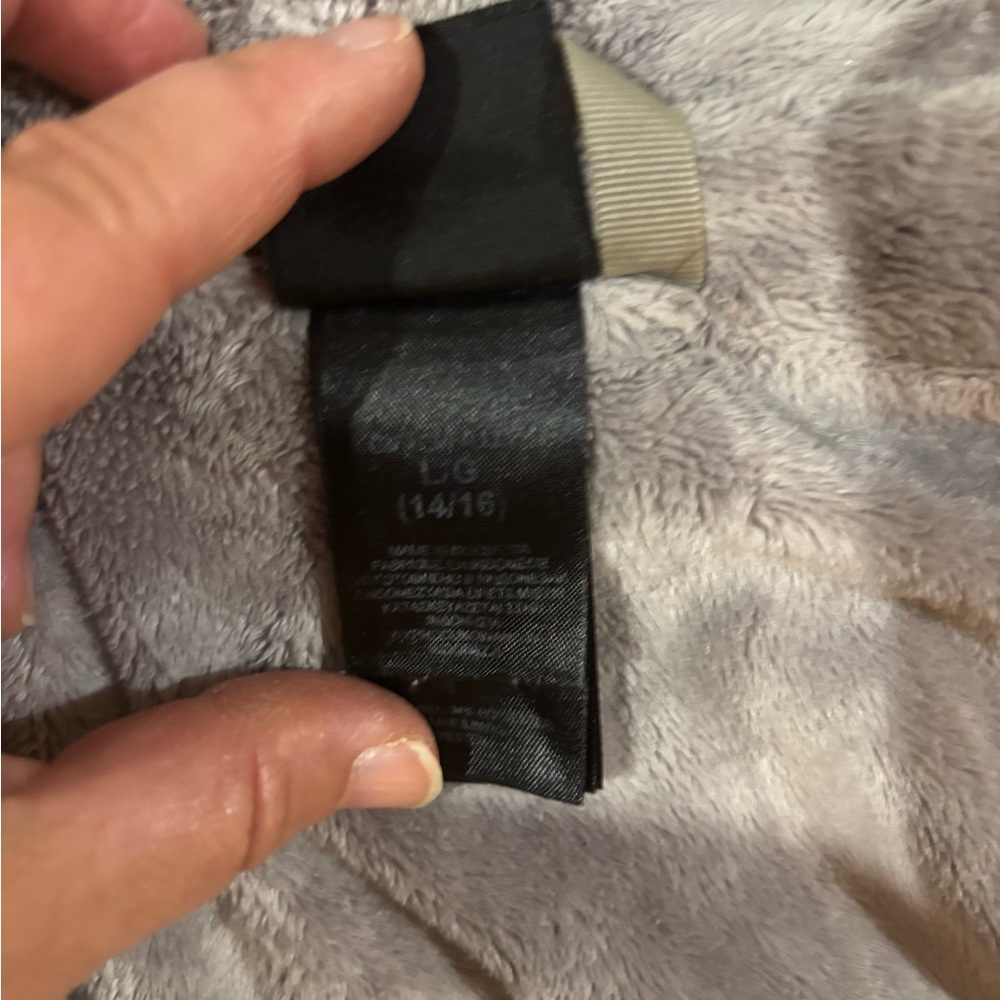 LG Kids Light Blue jacket with fuzzy inside - Picture 2 of 3